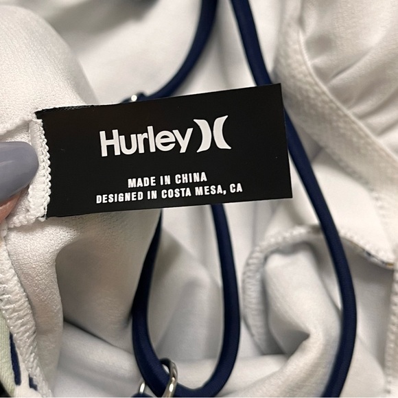 Hurley Swimsuit Tropical Cross-Back One Piece L Large - Picture 6 of 7